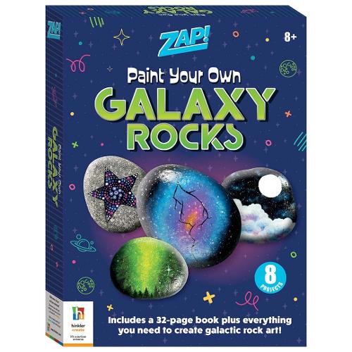 [object Object] «Zap! Paint Your Own Galaxy Rocks», автор Хінклер Пті Лтд - фото №1