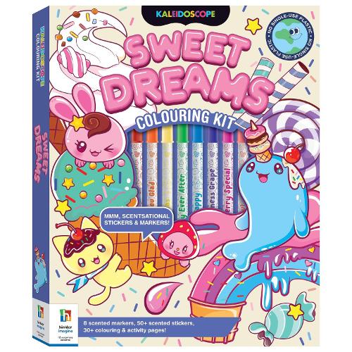 Бумажная книга «Kaleidoscope Colouring Kit Sugar Rush», автор Хинклер Пти Лтд - фото №1