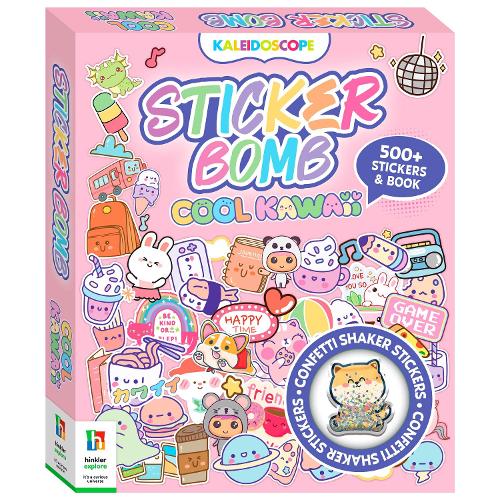 Бумажная книга «Kaleidoscope Sticker Bomb Cool Kawaii», автор Хинклер Пти Лтд - фото №1
