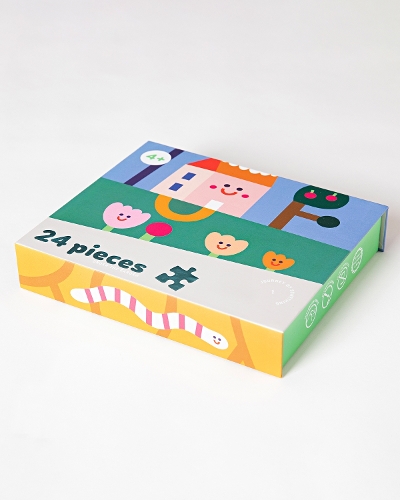 Паперова книга «24 Piece Kids Puzzle: Under the Garden» - фото №1
