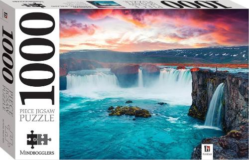 Бумажная книга «Mindbogglers 1000 Piece Jigsaw Godafoss Waterfall Iceland», автор Хинклер Пти Лтд - фото №1