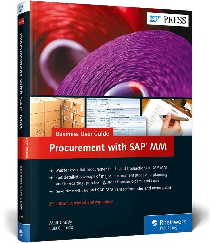 Паперова книга «Procurement with SAP MM: Business User Guide», авторів Луїс Кастедо, Метт Чуді - фото №1