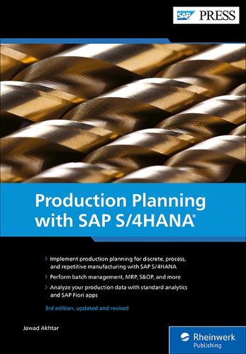 Паперова книга «Production Planning with SAP S/4HANA», автор Джавад Ахтар - фото №1