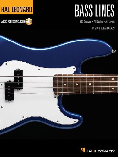 Бумажная книга «Bass Lines: Hal Leonard Bass Method 500 Grooves - All Styles - All Levels», автор Мэтт Шарфгласс - фото №1
