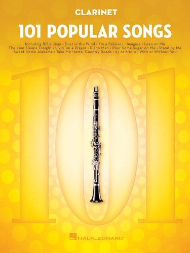 Бумажная книга «101 Popular Songs: For Clarinet», автор Издательская корпорация Хэла Леонарда - фото №1