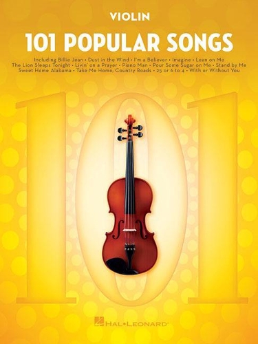 Паперова книга «101 Popular Songs: For Violin», автор Видавнича корпорація Гела Леонарда - фото №1