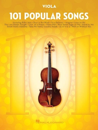 Бумажная книга «101 Popular Songs: For Viola», автор Издательская корпорация Хэла Леонарда - фото №1