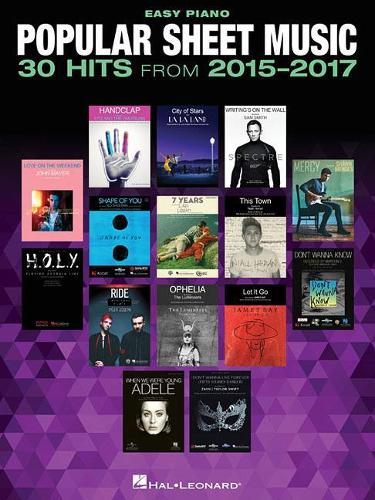 Бумажная книга «Popular Sheet Music - 30 Hits from 2015-2017», автор Издательская корпорация Хэла Леонарда - фото №1