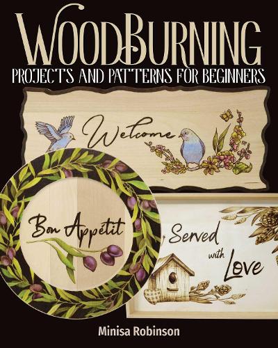 Паперова книга «Woodburning Projects and Patterns for Beginners», автор Мініса Робінсон - фото №1
