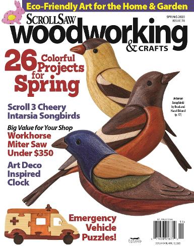 Бумажная книга «Scroll Saw Woodworking & Crafts Issue 78 Spring 2020», автор Редакторы Scroll Saw Woodworking & Crafts - фото №1