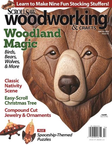 Паперова книга «Scroll Saw Woodworking & Crafts Issue 81 Winter 2020», автор Редактори Scroll Saw Woodworking & Crafts - фото №1