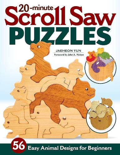 Паперова книга «20-Minute Scroll Saw Puzzles: 56 Easy Animal Designs for Beginners», автор Чже Хон Юн - фото №1