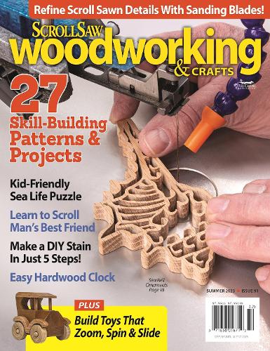 Паперова книга «Scroll Saw Woodworking & Crafts Issue 91 Summer 2023», автор Редактори Scroll Saw Woodworking & Crafts - фото №1