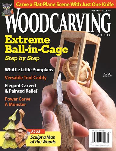 Паперова книга «Woodcarving Illustrated Issue 104 Fall 2023», автор Редактори Woodcarving Illustrated - фото №1