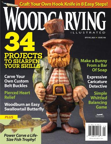 Паперова книга «Woodcarving Illustrated Issue 106 Spring 24», автор Редактори Woodcarving Illustrated - фото №1