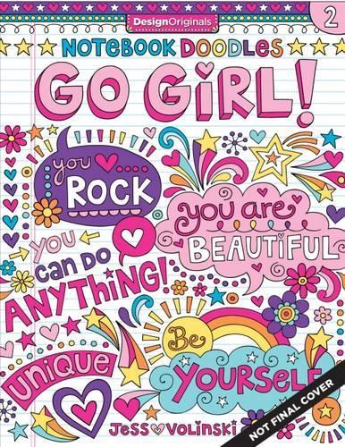 Бумажная книга «Notebook Doodles Go Girl!: Coloring & Activity Book», автор Джесс Волински - фото №1