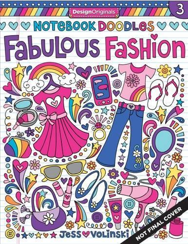 Бумажная книга «Notebook Doodles Fabulous Fashion: Coloring & Activity Book», автор Джесс Волински - фото №1
