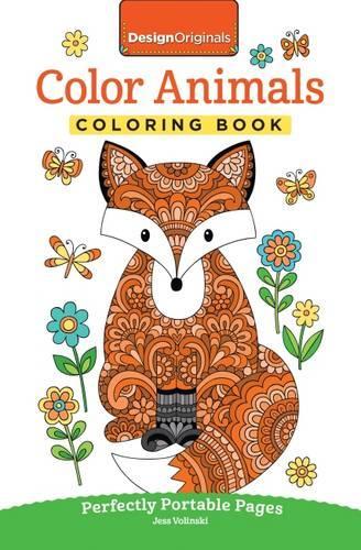 Бумажная книга «Color Animals Coloring Book: Perfectly Portable Pages», автор Джесс Волински - фото №1