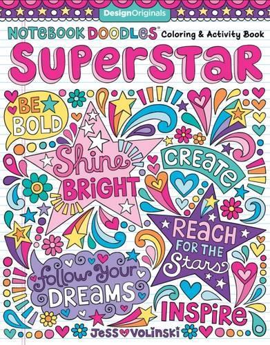 Бумажная книга «Notebook Doodles Superstar: Coloring & Activity Book», автор Джесс Волински - фото №1