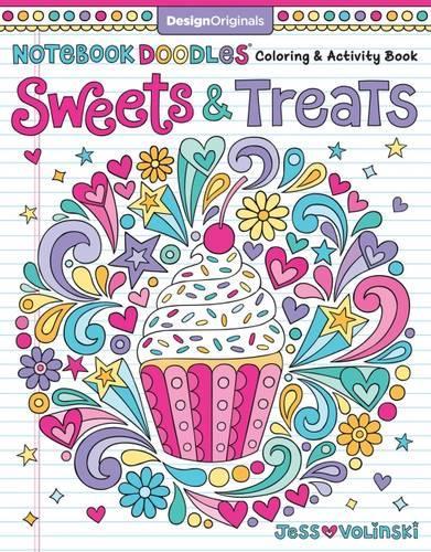 Паперова книга «Notebook Doodles Sweets & Treats: Coloring & Activity Book», автор Джесс Волінські - фото №1