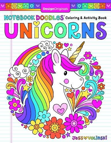 Паперова книга «Notebook Doodles Unicorns», автор Джесс Волінські - фото №1