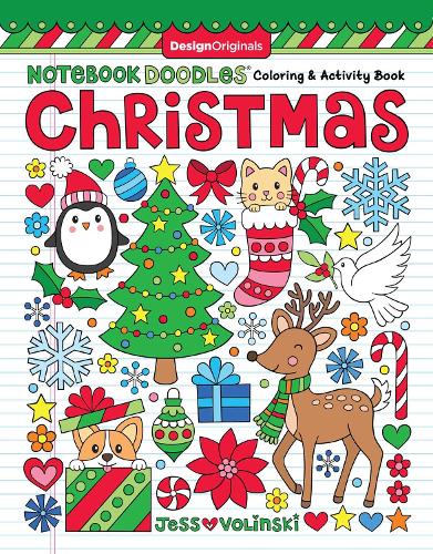 Паперова книга «Notebook Doodles Christmas: Coloring & Activity Book», автор Джесс Волінські - фото №1