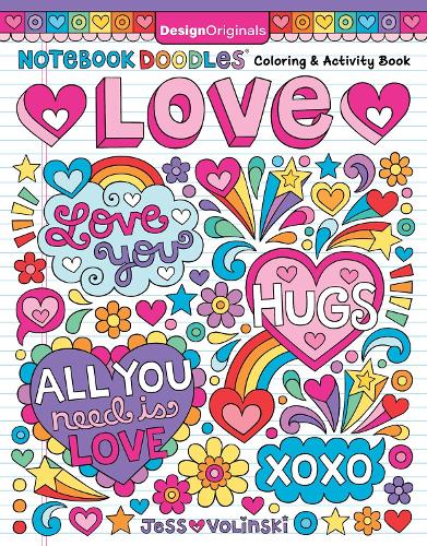 Бумажная книга «Notebook Doodles Love: Coloring & Activity Book», автор Джесс Волински - фото №1