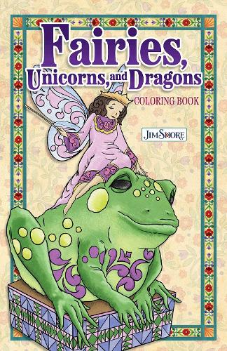 Бумажная книга «Jim Shore Fairies, Gnomes & Dragons Coloring Book», автор Джим Шор - фото №1