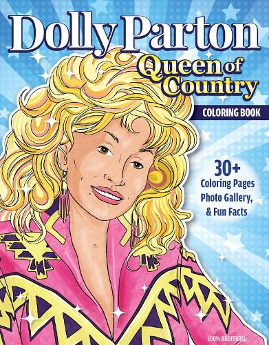 Паперова книга «Ultimate Dolly Parton Queen of Country Coloring Book», автор Вероніка Г'ю - фото №1