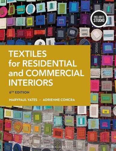 Паперова книга «Textiles for Residential and Commercial Interiors», авторів Адрієнн Конкра, МеріПол Йєйтс - фото №1