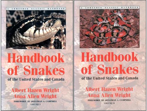 Бумажная книга «Handbook of Snakes of the United States and Canada: Two-Volume Set», авторов Альберт Хейзен Райт, Анна Аллен Райт - фото №1