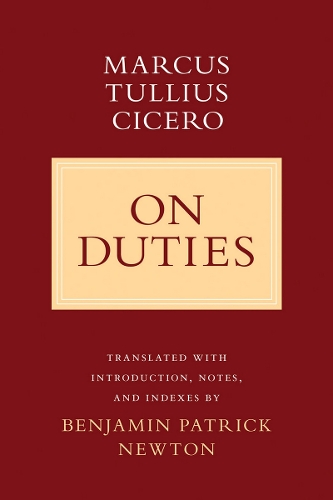 Паперова книга «On Duties», автор Марк Туллій Цицерон - фото №1