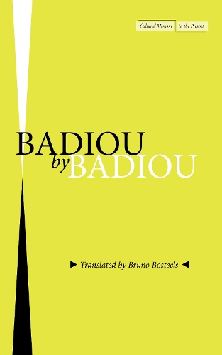 Бумажная книга «Badiou by Badiou», автор Ален Бадью - фото №1