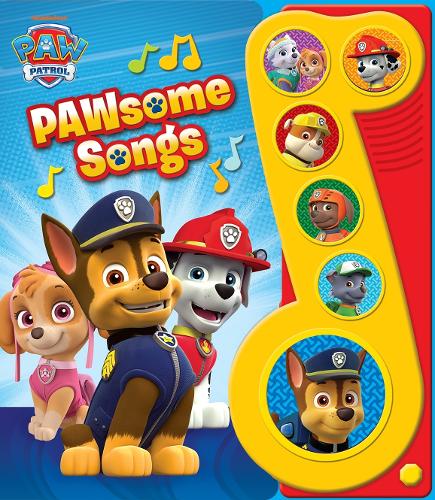 Бумажная книга «Nickelodeon PAW Patrol: PAWsome Songs Sound Book», автор PI Kids - фото №1
