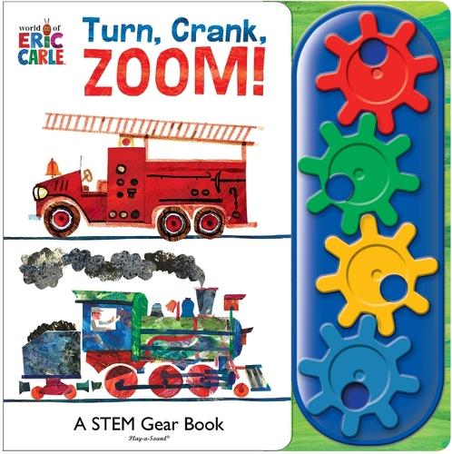 Паперова книга «Eric Carle Turn Crank Zoom Go Go Gear Book OP», автор П. І. Кідс - фото №1