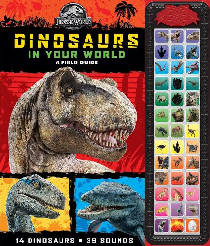 Бумажная книга «Jurassic World: Dinosaurs in Your World A Field Guide Sound Book», автор PI Kids - фото №1
