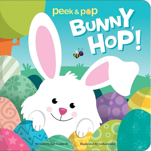 Паперова книга «Bunny, Hop! Peek & Pop», автор Кет Колдуелл - фото №1