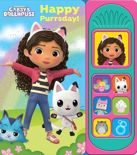 Паперова книга «Dreamworks Gabbys Dollhouse Happy Purrsday Sound Book», автор П. І. Кідс - фото №1