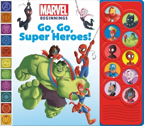 Паперова книга «Marvel Beginnings Go Go Supernheroes Sound Listen & Learn», автор П. І. Кідс - фото №1