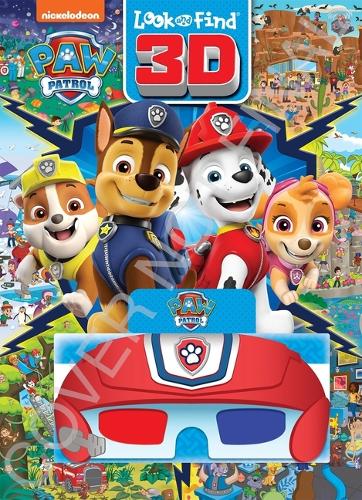 Бумажная книга «Paw Patrol Look & Find 3D» - фото №1