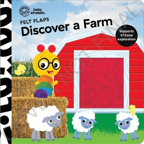 Бумажная книга «Baby Einstein: Discover a Farm Felt Flaps», автор PI Kids - фото №1