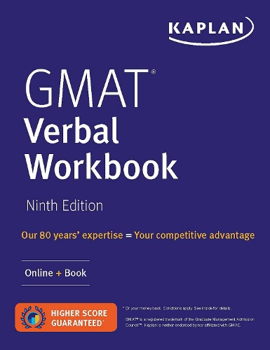 Паперова книга «GMAT Verbal Workbook: Over 200 Practice Questions + Online», автор Kaplan Test Prep - фото №1