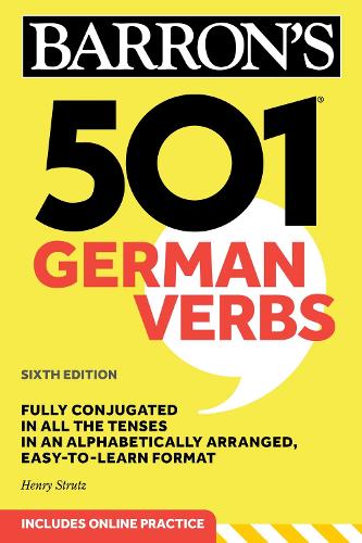 Паперова книга «501 German Verbs, Sixth Edition», автор Генрі Штруц - фото №1