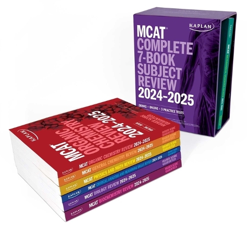 Бумажная книга «MCAT Complete 7-Book Subject Review 2024-2025, Set Includes Books, Online Prep, 3 Practice Tests», автор Kaplan Test Prep - фото №1