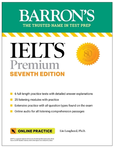 Бумажная книга «IELTS Premium: 6 Practice Tests + Comprehensive Review + Online Audio, Seventh Edition», автор Лин Лугид - фото №1