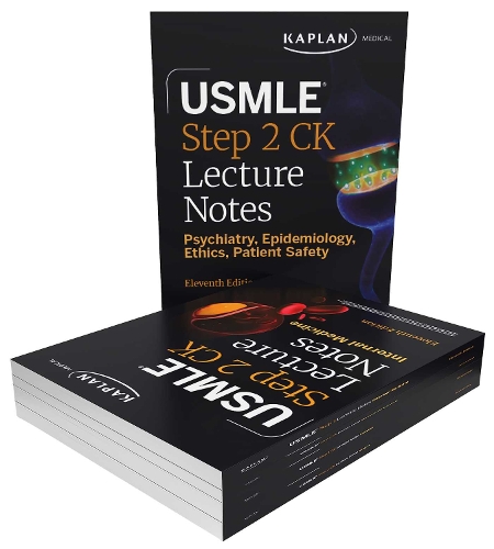 Паперова книга «USMLE Step 2 CK Lecture Notes, Eleventh Edition: 5-Book Clinical Review (2026-2027)», автор Kaplan Medical - фото №1