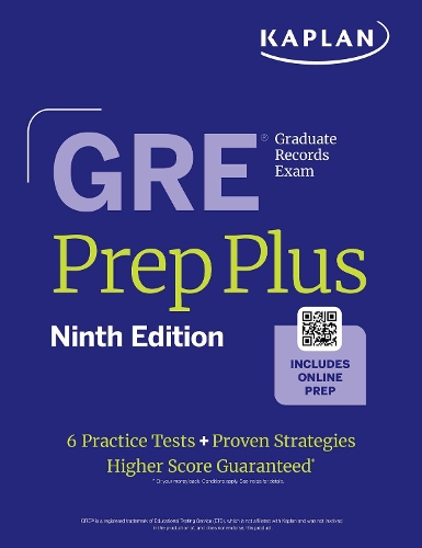 [object Object] «GRE Prep Plus Ninth Edition (2025): Raise Your Score with Kaplan Expert Advice | Includes Online Resources Like Live Classes, Quiz Generator, Practice Tests, and More (Kaplan Test Prep)», автор Kaplan Test Prep - фото №1