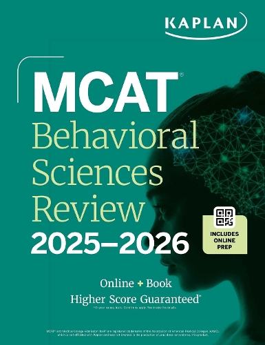 Паперова книга «MCAT Behavioral Sciences Review 2025-2026: Online + Book», автор Kaplan Test Prep - фото №1