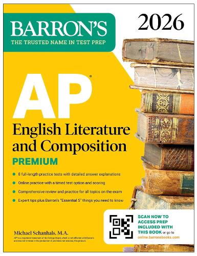 Бумажная книга «AP English Literature and Composition Premium, 2026: Prep Book with 8 Practice Tests + Online Practice», автор Майкл Шанхалс - фото №1