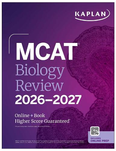 Бумажная книга «MCAT Biology Review 2026-2027: Online + Book», автор Kaplan Test Prep - фото №1